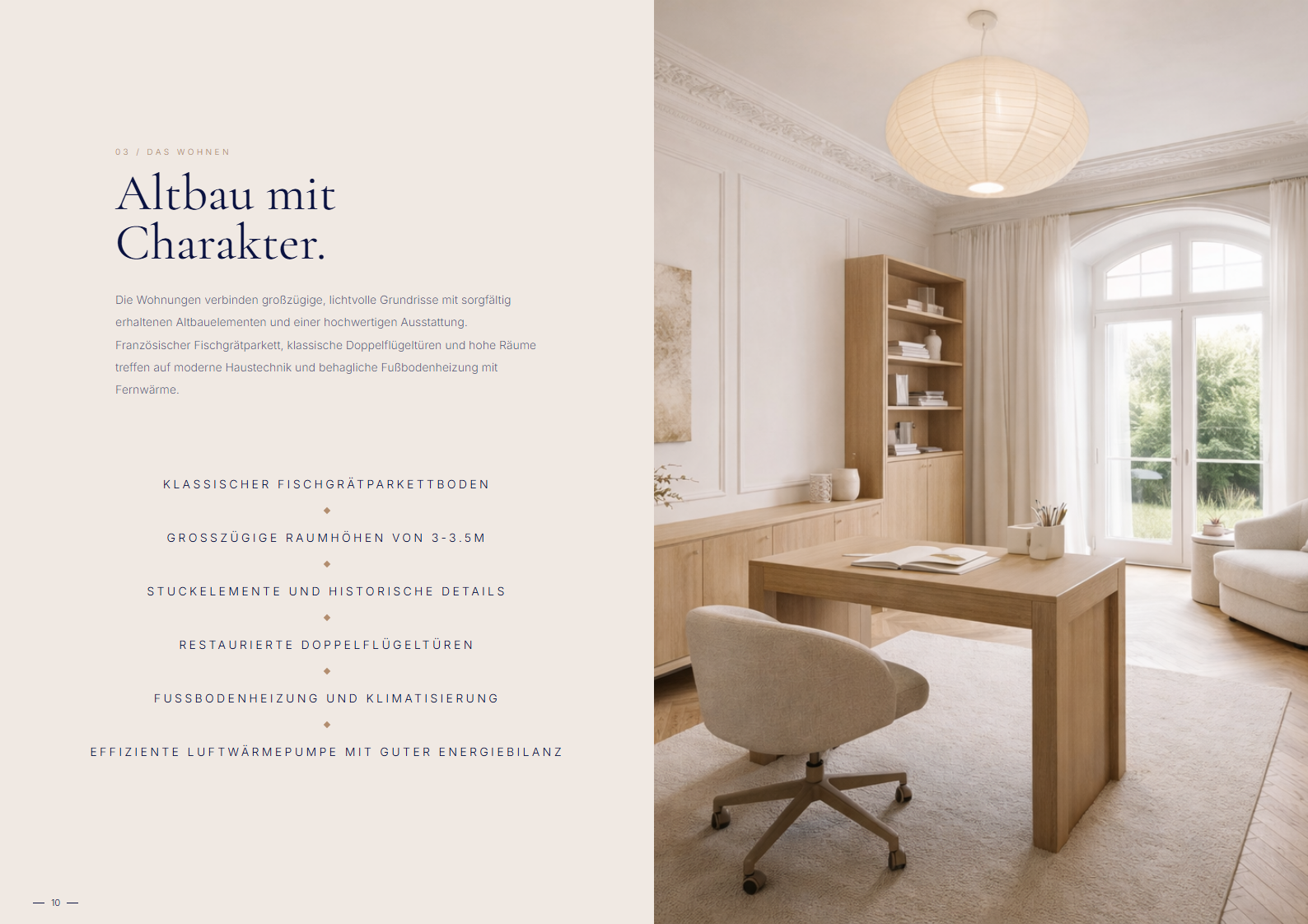 Immobilien Projektfolder Seite 10-11